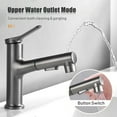 thumbnail image 3 of Pull Out Kitchen Faucets With 3 Spray Modes Single-Handle 23 Inch Pull Down Bathroom Sink Sprayer Faucet Ceramic Valve Hot and Cold Water Mixer Water Tap, 3 of 8