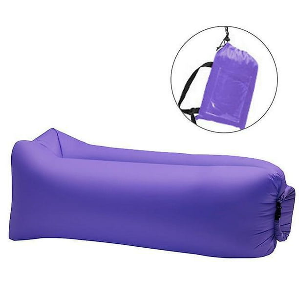 Inflatable folding sleeping bag cheap lazy sofa for outdoor camping