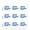 Clear, variant on Real Madrid FC Hala Madrid Planner Calendar Scrapbooking Crafting Stickers - 50 1" Opaque Stickers