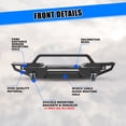 thumbnail image 3 of Modular Front Bumper w/2 x Side Wing+Bull Bar For 2022 2023 2024 Toyota Tundra w/4" Pod Light + D Shackles, 3 of 12