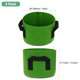 thumbnail image 3 of Uxcell 5 Paquete de Bolsas de Cultivo para Plantas de 1 Galón, Macetas de Tela Engrosada de 300G con Asas, Macetas de Jardín Verde, 3 of 7