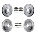 thumbnail image 1 of Transit Auto Front Rear Disc Brake Rotors and Semi-Metallic Pads Kit for Car 2003-2008 Honda Pilot K8S-101123, 1 of 11