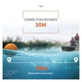 thumbnail image 4 of F68 Wireless Fish Finder Depth Echo Sounder Dual Frequency Sonar Alarm Transducer Fishfinder ,Clear Depth Display, 4 of 5
