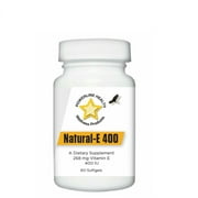 Natural-E 400, Dietary Supplement, High Quality, No Fillers, 60 Softgels