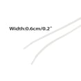 thumbnail image 2 of JUNWELL 2 Paires de Lacets Ovales Demi-Ronds pour Chaussures de Course Blanc 140cm/55.11”, 2 of 4