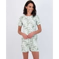 thumbnail image 2 of Real Essentials 2 Pack: Ultra Soft Women’s Pajama Set Short Sleeve and Shorts Lounge & Sleepwear (Available In Plus), 2 of 6