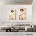 thumbnail image 4 of Elephant Stock Young Girl Reading A Book Wall Art - Vertical Multi Panel Canvas - Living Room Wall Decor - Hobbies And Lifestyle Multi Panel - Beige And Brown Decor - 42" x 65", 4 of 8