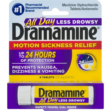 - Dramamine Motion Sickness Relief Tablets - 8 CT