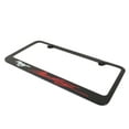 thumbnail image 3 of Ford Mustang Red Script Name License Plate Frame (Black), 3 of 5