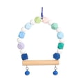 thumbnail image 3 of MERIGLARE Bird Cage Perch Stand Parrot Cage Perch Hanging Swing for Cockatiels Parrots Blue Style A, 3 of 9