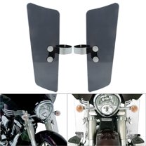 ZS Wind/Fork Air Deflector 2pcs for Honda VTX1300R Kawasaki Suzuki Yamaha Brown