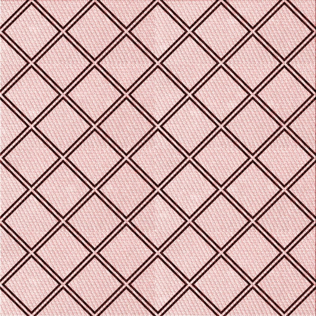 Ahgly Company Machine Washable Indoor Square Transitional Pink Bubble Gum Pink Area Rugs, 5' Square
