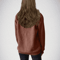thumbnail image 2 of Aricy Sweatshirts for women plus size Fleece Lined Fall Tops Winter Long Sleeve Thickened Warm Crewneck Solid Color Pullover Winter Clothes, 2 of 4