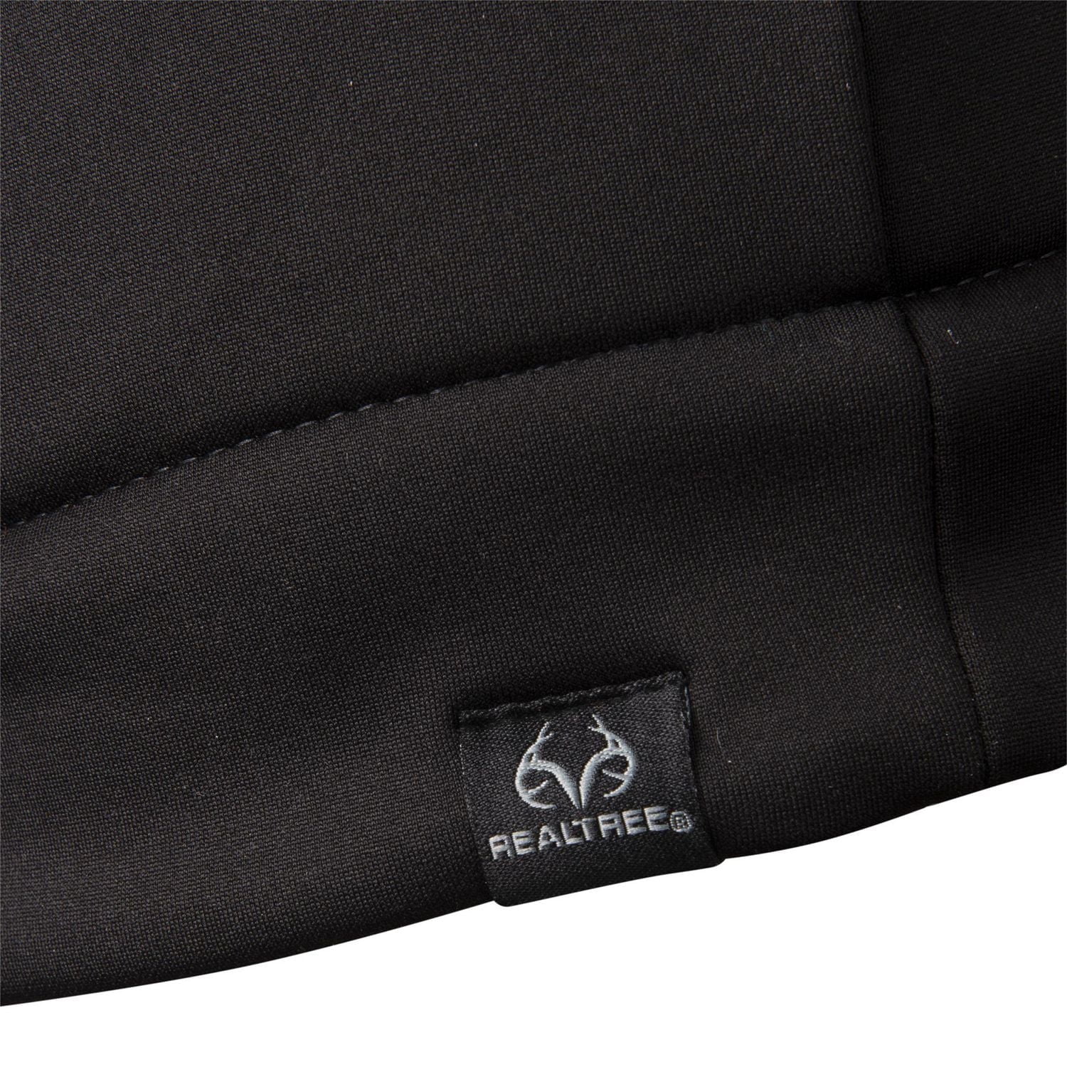 Realtree Men's Black Fleece Beanie, One Size