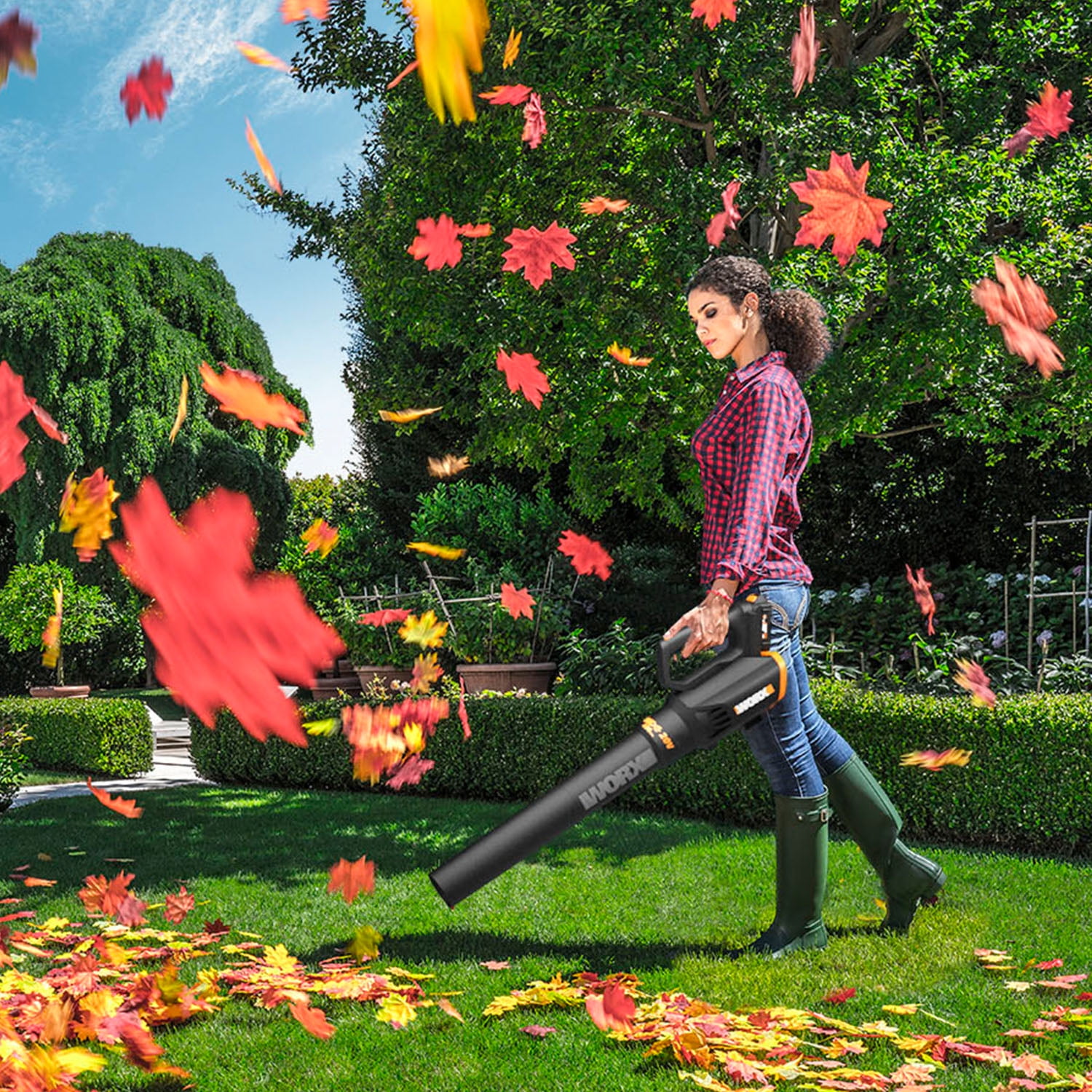 Worx powershare leaf sale blower