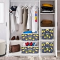 thumbnail image 6 of Foldable Fabric Storage Bin Home Cubes Clothing Organizer Bins Large Collapsible Box Basket for Home Organizer Lemon Pattern, 6 of 7