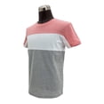 thumbnail image 3 of Playera George Talla G de Bloques Gris con Rosa y Blanco, 3 of 4