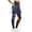 Navy Blue, variant on BALEAF Women's Fleece Lined Leggings Waterproof Winter Hiking Pants Thermal Running Tights Zipper Pockets High Waisted Cold Weather Black Large
