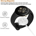 thumbnail image 6 of [2-Pack] KOMI Compatible for Google Pixel Watch 2 Charger, USB C Magnetic Replacement Fast Charging Cable Charger Stand Accessories for Google Pixel Watch 2 (3.3ft, White), 6 of 7