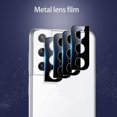 thumbnail image 1 of EGNMCR For Galaxy S21 Aluminum Alloy Tempered Glass Screen Rear Camera Lens Glass Screen, 1 of 3