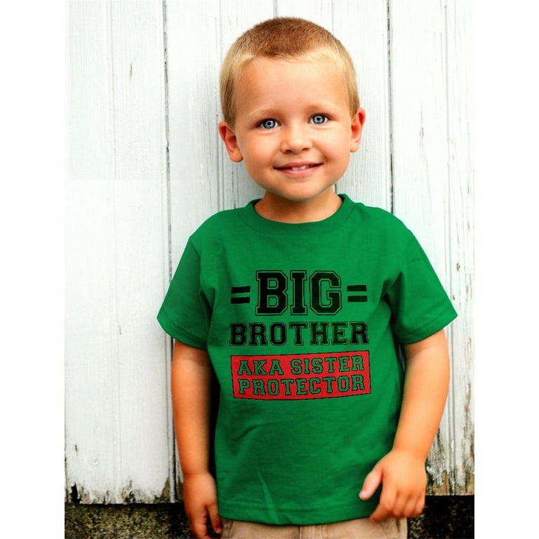 Tstars Boys Big Brother Shirt Gifts for Brother Gift for Big Brother AKA Little Sister Protector Big Bro Pregnancy Baby Announcement Gifts for Boys
