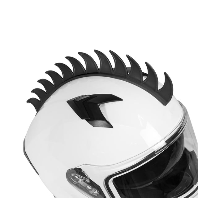 Adorno Mohicano Para Cascos Motos Negro Kinlley