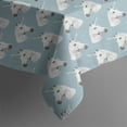 thumbnail image 5 of Blue Cartoon Unicorn Pattern Square Tablecloth,Waterproof Square Table Cover,Wipeable Spillproof Washable Table Cover for Home Kitchen Party Decor 42"X42"(107x107cm), 5 of 6