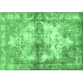 thumbnail image 1 of Ahgly Company Indoor Rectangle Abstract Emerald Green Contemporary Area Rugs, 8' x 12', 1 of 4