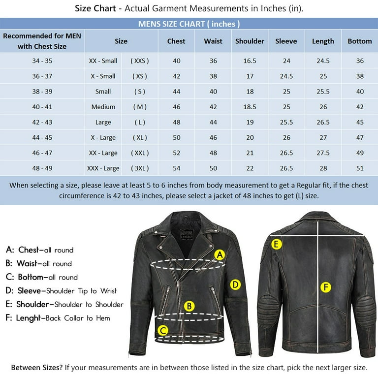 Xxl jacket size sale
