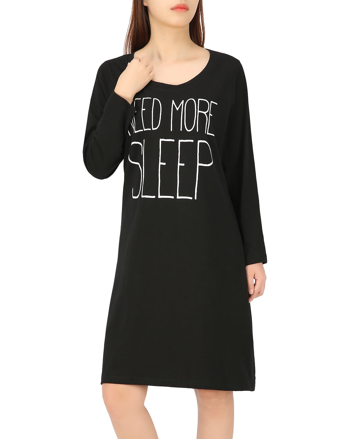 long sleep shirt dress