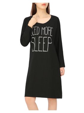 long sleep shirt dress