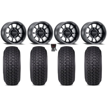 Method 409 15 Wheels Black (4+3) 35 Regulator 2 Tires Can-Am Commander Maverick Renegade Outlander Defender