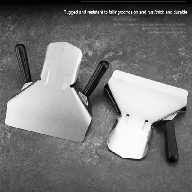 mmirethe Frites Gadget de Cuisine Cuillère à Maïs Soufflé Acier Inoxydable Antirouille Finition Soignée Pelle de Friture pour Boutique Fournitures pour la Maison Poignée Unique