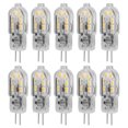 thumbnail image 1 of Domqga Light Accessory,Light Bulb,10Pcs Bi Pin Bulbs 12LED 1.2W G4 LED Bulb for Ceiling Lamp Wall Light Desk Lamps 12V, 1 of 8