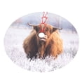 thumbnail image 5 of Cauagu 48" Christmas Tree Skirt Cow Pattern Christmas Tree Decorations Tree Mat for Xmas Decorations Occasion Holiday Home Decor -48", 5 of 7