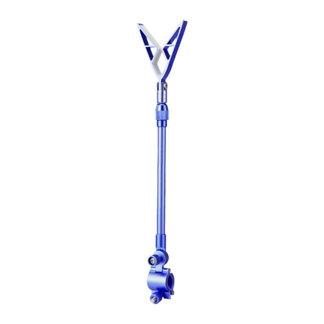 jinwen Support de Tige Réglable en Alliage d'Aluminium Support de Poteau Bleu Foncé