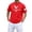 Red, variant on IWRICH A Tiny Bit Irish Irish Men's T-Shirt Short Sleeve St. Patrick's Day Tees Yellow XL