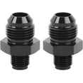 thumbnail image 1 of GFDYREE 8AN Male to 1/2-20 Inverted Flare Thread Fitting Adapter Straight 2Pcs, 1 of 5