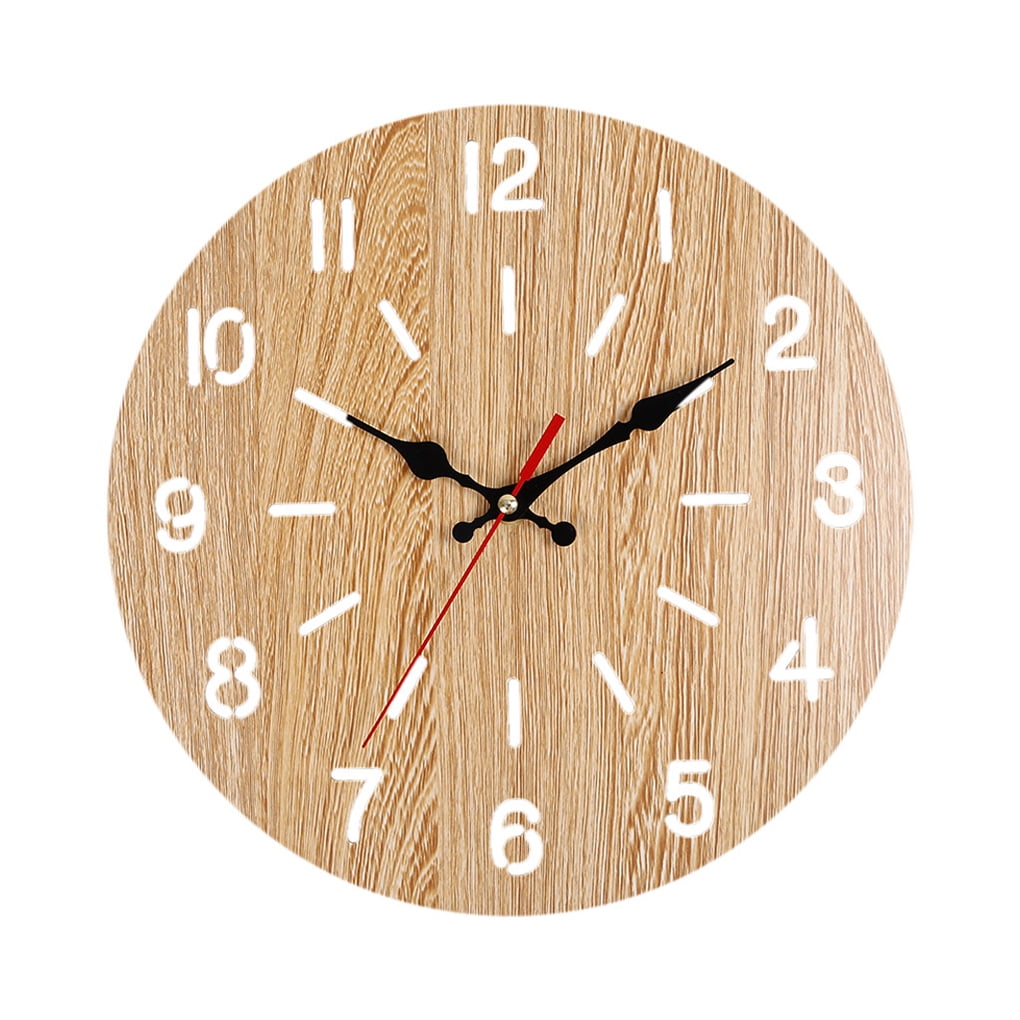 Homeholiday Round Wall Clock Vintage Rustic Country Tuscan Style Living