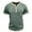Army Green, variant on Youthup Men's Vintage-Inspired Half-Button Breathable T-Shirt with Chest Pocket for Urban Casual Wear