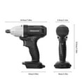 thumbnail image 2 of BLEEUS 300 N.m Brushed Electric Impact Wrench 1/2inch Cordless Electric Wrench Power tools （Eu）, 2 of 10