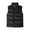 Black, variant on comerut Men Waistcoat Stand Collar Sleeveless Vest Coat with Pockets Zipper Closure Warm Comfortable Down Waistcoat