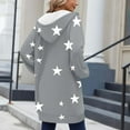 thumbnail image 3 of Uootdi Fleece Jackets for Women Oversized Zip Up Colorblock Hoodie Women Gift Floral Printing Long Sleeve Lightweight Winter Co ats for Women, 3 of 6