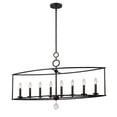 thumbnail image 5 of Cameron 8 Light English Bronze Linear Chandelier by Crystorama 9168-EB in Bronze Finish, 5 of 6