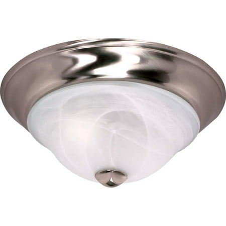 Nuvo 60/587 Triumph Ceiling Medallion Lighting 13in Brushed Nickel 2-light