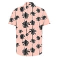thumbnail image 4 of Mens Short Sleeve Button up Shirts Tshirts Shirts Men White Summer Tops Trendy Beachy Hawaiian Shirt for Men Cotton Large my orders, 4 of 4