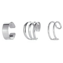 DESIGNICE Cuff Earrings 925 Sterling Silver Ear Cuff Earrings Non Piercing Fake Cartilage Cuff Earrings Conch Cuffs Earrings for Women