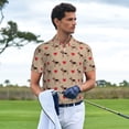 thumbnail image 3 of Balery German Shepherd Dog Camisa Polo de Hombre con Estampado, de Manga Corta y Tejido Medio, Camisa Tipo Golf Polo-Medium, 3 of 6