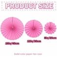 thumbnail image 2 of Hot Pink Hanging Paper Fans Party Decor Round Paper Garlands Wall Background Ceiling Hanging Decor for Birthday Wedding Graduation Kid's Party Supplies, Mix Set of 6pcs$$Electronics Accessories, 2 of 6