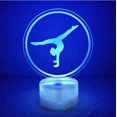thumbnail image 1 of Gimnasia artística creativa Luz nocturna 3D Interruptor táctil alimentado por USB Control remoto Decoración LED Ilusión óptica Lámpara 3D 7/16 Cambio de color Cumpleaños Niños Niños Juguete de Navidad Regalo de Navidad ACTIVE Biensenido a ACTIVE, 1 of 3